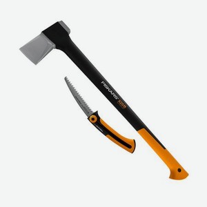 Набор Fiskars: топор х25+пила садовая малая sw73