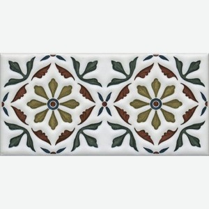 Декор Kerama Marazzi Клемансо орнамент 7,4x15 см STG/B618/16000