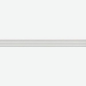 Бордюр Kerama Marazzi Спига белый структура 40x3,4 см LSA015