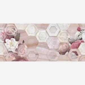 Плитка PiezaRosa Pink Деко 2 розовый 20x45 см 130945