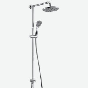 Комплект душевой Wasserkraft серебряный 22,5х57,5х120 см