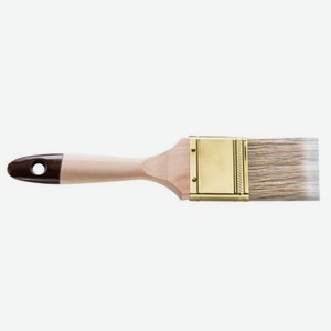Кисть плоская Hardy N45, смешанная, коричневая 3