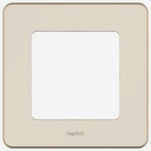 Рамка универсальная Legrand Inspiria 1 пост, цвет - слоновая кость