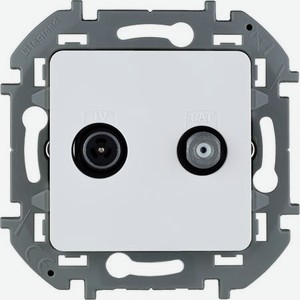Розетка TV/SAT Legrand Inspiria для схемы  звезда , цвет - белый