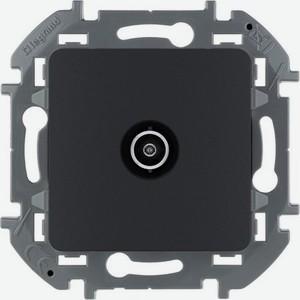 Розетка TV Legrand Inspiria проходная для схемы  шлейф , цвет - антрацит