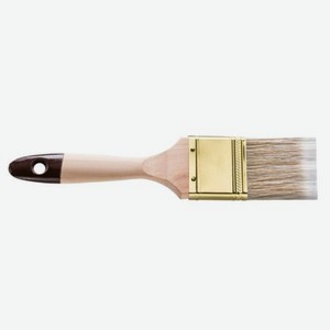 Кисть плоская Hardy N45, смешанная, коричневая 1