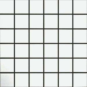 Мозаика Starmosaic 48x48 white matt 306х306х6