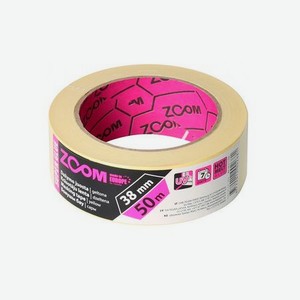 Лента малярная Zoom строй super glue 38 мм x 50m желтая