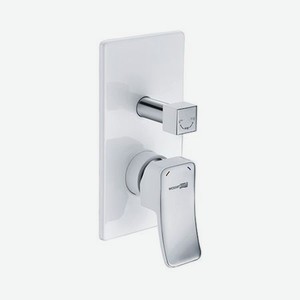 Смеситель Wasserkraft для ванны и душа Aller 10641WHITE