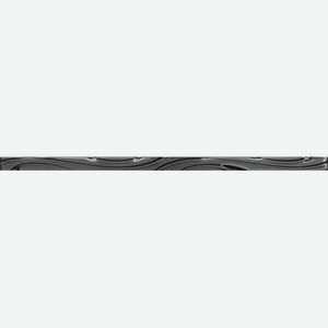 Бордюр Kerlife Mosaic Lux Lines Antracita Cristal 2,5x60 см