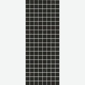 Декор Kerama Marazzi Алькала черный мозаичный 20x50 см MM7204