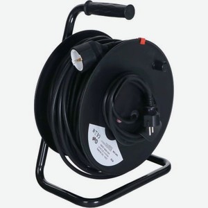 Удлинитель-катушка Megavolt boyang 50 м, черный