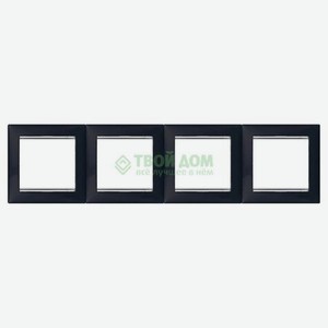 Монтажная рамка Legrand Valena 770394 ноктюрн/серебро