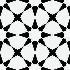 Плитка Navarti Small Tile Cement-M Star Black 20x20 см